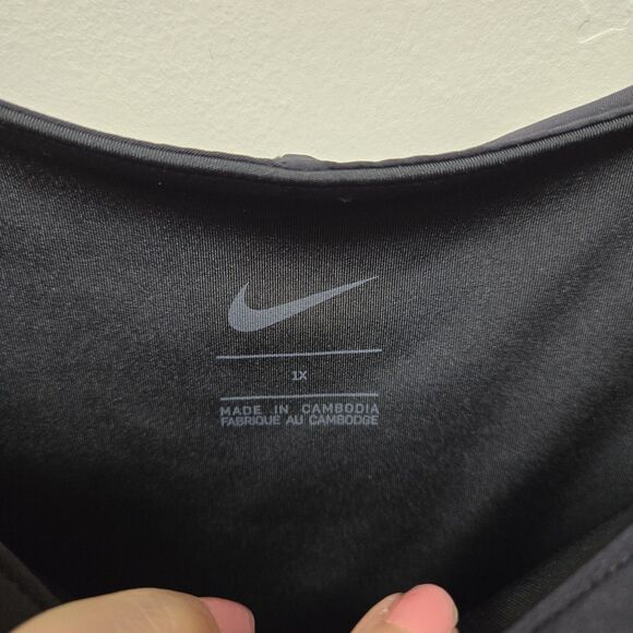 Nike Bliss Luxe Women's 2-1 Training Dress (Plus Size) in Black Size 1X Skort - Picture 7 of 10